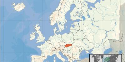 Slovakiet placering på verdenskortet
